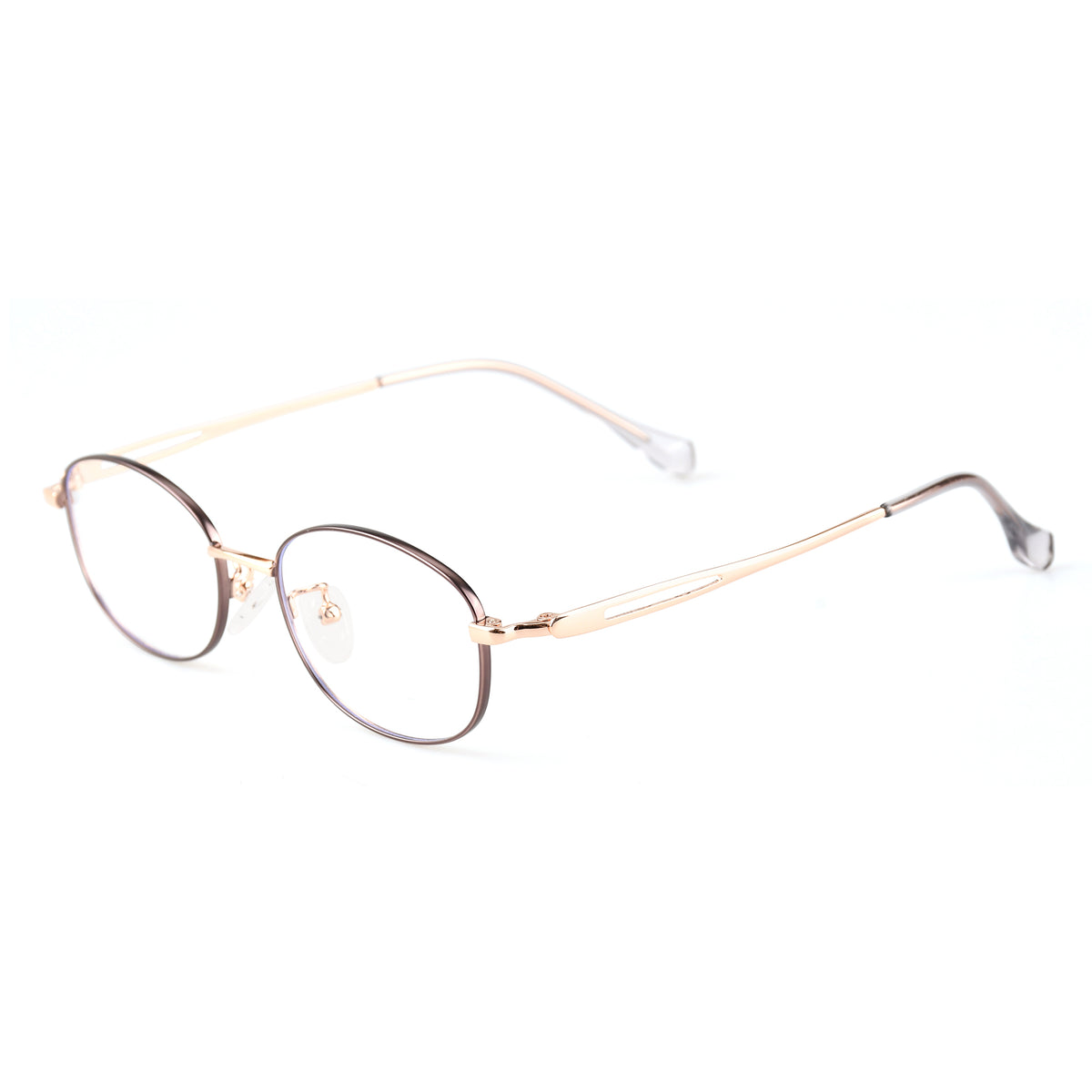 Alhena Brown Rose Gold silmälasikehykset