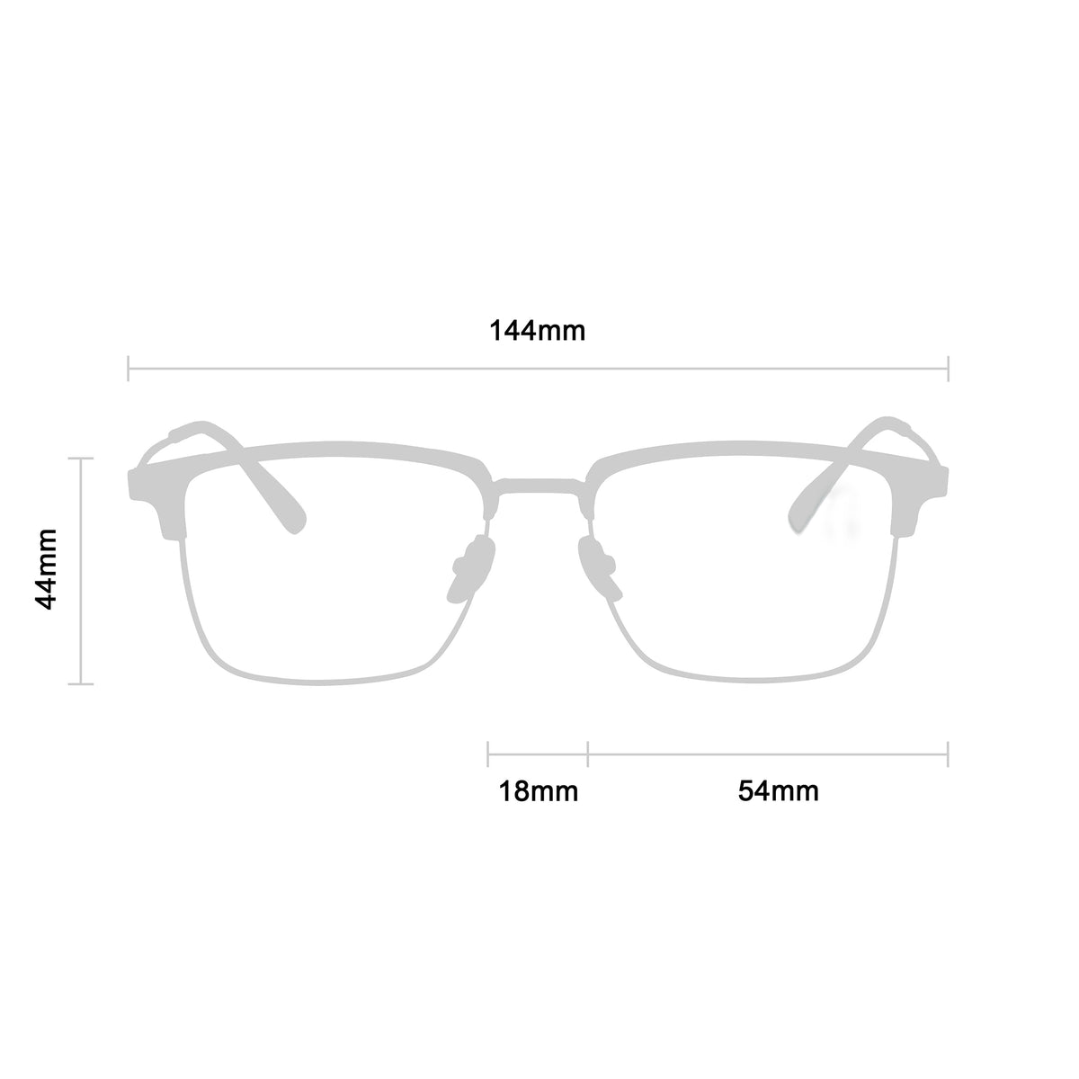 Brutus Gray Gunmetal silmälasikehykset