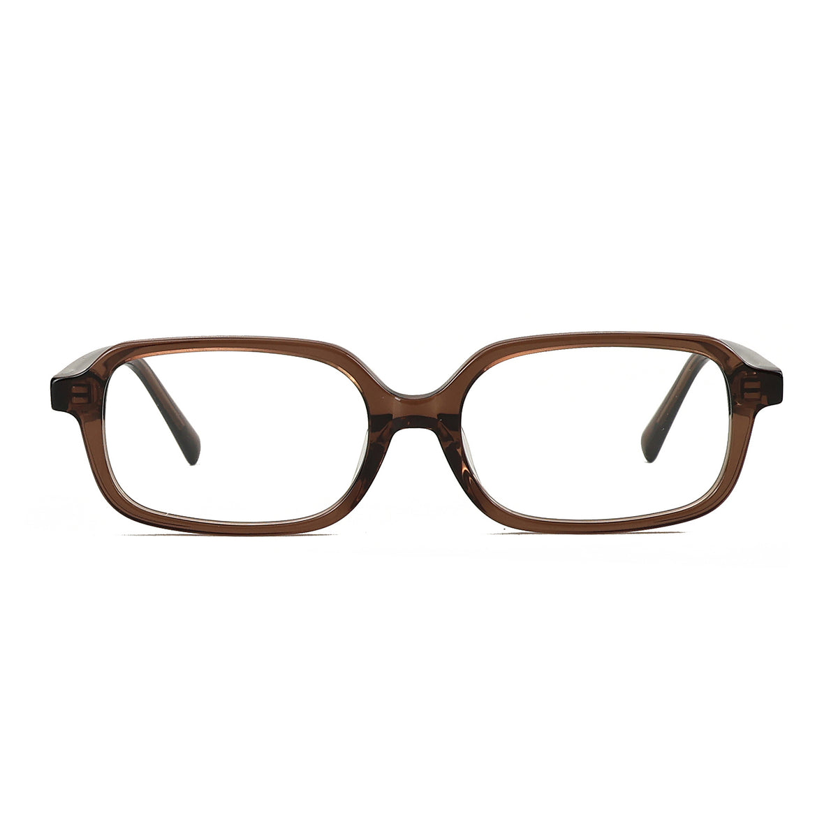 Evander Transparent Brownish silmälasikehykset