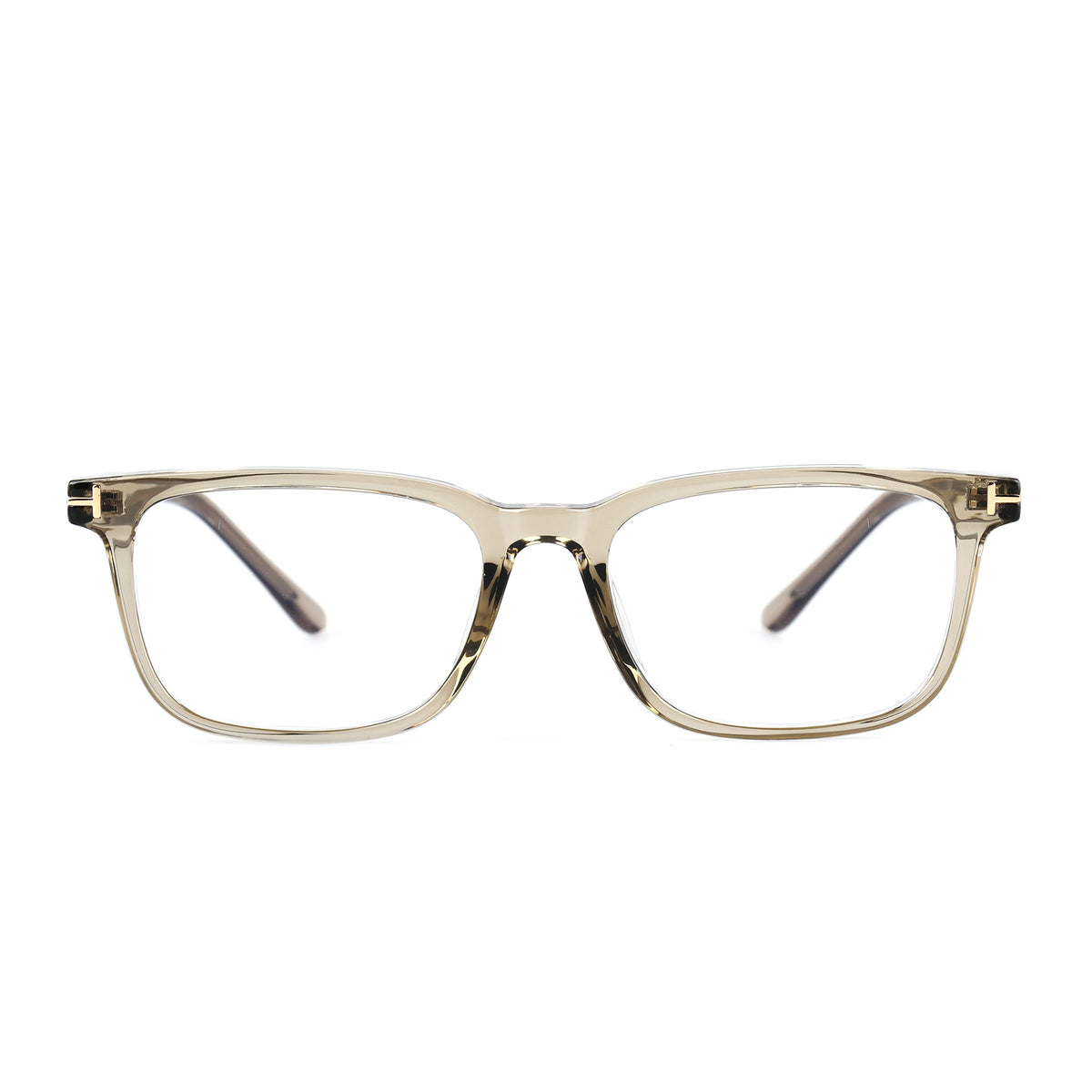 Loki Transparent Olive silmälasikehykset